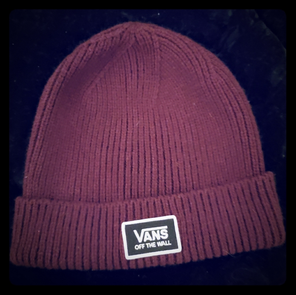 Maroon Van's Beanie